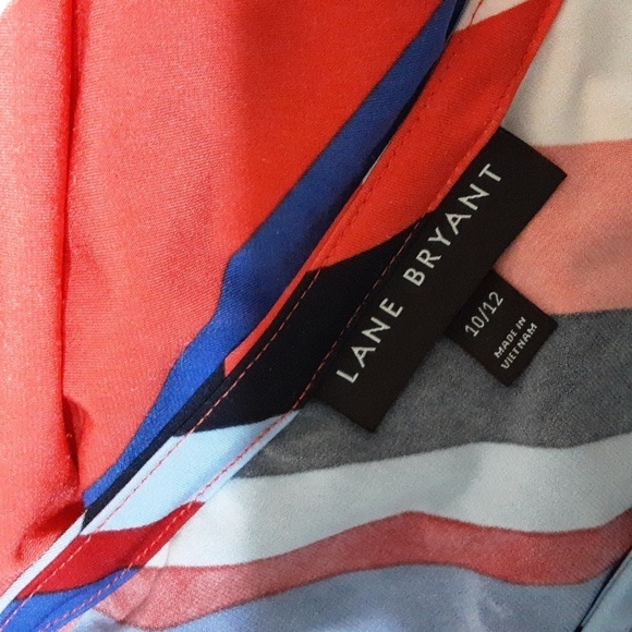 Lane Bryant midi asymmetrical hem dress women 10/12 casual party  y2k Vavztion - Picture 8 of 11